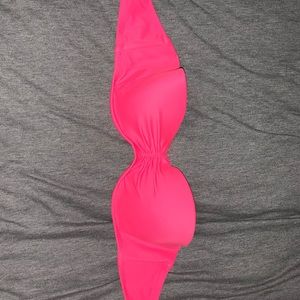 Victoria Secret PINK strapless pushup bikini top